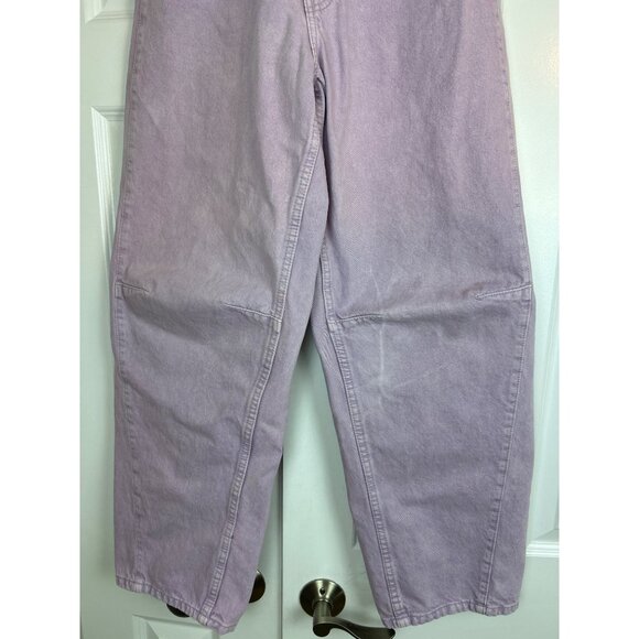 BDG Urban Outfitters Pants Women's Size 25 High Rise Extreme Baggy Lavender - Picture 13 of 13